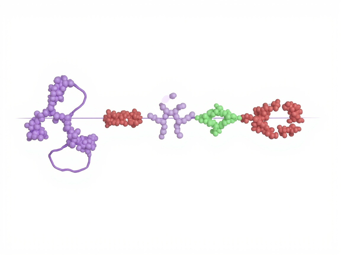 ADC抗体偶联药物结构：抗体 + 连接子 + 细胞毒素（示意图）BHSJ.png