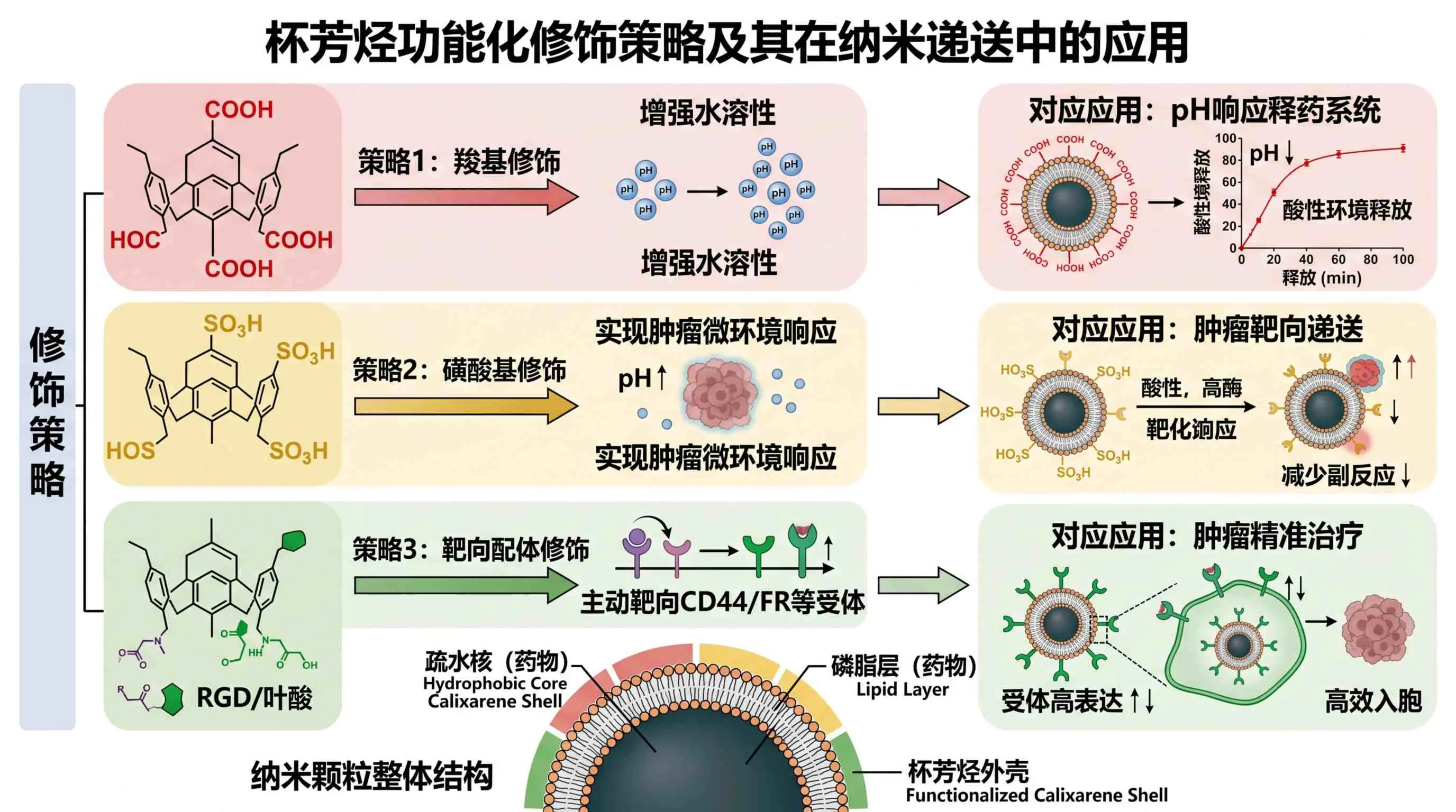 杯芳烃功能化修饰策略及其在纳米递送中的应用图.jpeg